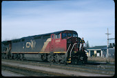 CN C40-8M 2445 (10.2009, Belleville, ON)