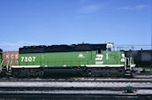 BN SD40G 7307 (02.09.1990, Denver, CO)