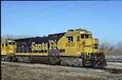 BNSF B40-8 8637 (22.01.2001, Kansas City, MO)