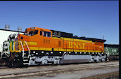 BNSF C40-8W  822 (12.09.2000, Kansas City, KS)