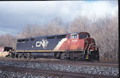CN C40-8M 2446 (11.2005, Brockville, ON)