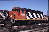 CN GP38-2 4714 (21.09.2002, East Hazel Crest, IL)