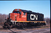 CN GP38-2 4727 (11.2005, Brockville, ON)