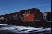 CN GP38-2W 4799 (02.2010, Brockville, ON)