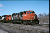 CN GP38-2W 4799 (10.04.2008, Brockville, ON)