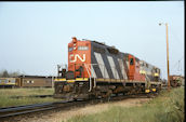 CN GP9 4216 (25.06.1982, McLennan, AB)