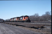 CN GP9RM 4018 (03.2006, Brockville, ON)