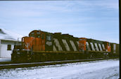 CN GP9RM 4031 (03.02.1988, Brockville, ON)