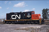 CN GP9RM 7027:2 (21.09.1998, London, ON)