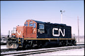 CN GP9RM 7059 (03.2003, Belleville, ON)