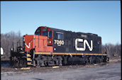 CN GP9RM 7060 (11.2005, Brockville, ON)
