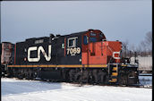 CN GP9RM 7069 (12.2004, Brockville, ON)