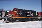 CN GP9RM 7071 (01.2005, Brockville, ON)