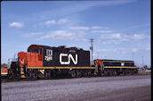 CN GP9RM 7241:2 (03.06.1994, Taschereau Yard, PQ)