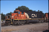 CN SD40-2 6140 (09.08.2008, Wisconsin Rapids, WI)