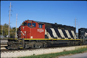 CN SD40-2W 5329 (04.11.2007, Champaign, IL)