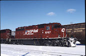 CP SD40-2 5597 (02.2004, Smiths Falls, ON)