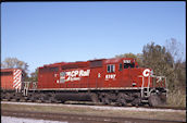 CP SD40-2 5757 (29.09.2001, Jasonville, IN)