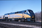 VIA P42DC  913 (04.2004, Brockville, ON)