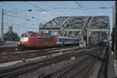 DB 103 205 (22.05.1993, Köln Hohenzollernbrücke)