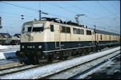 DB 111 109 (31.01.1981, Freilassing, (mit Versuchsstromabnehmer))