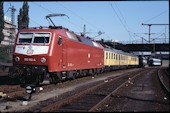 DB 120 152 (07.07.1989, Hamburg-Harburg, (mit Messzug und BR 111))