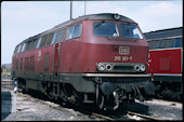 DB 215 101 (25.04.1981, Bw Crailsheim)