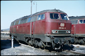 DB 215 103 (11.04.1981, Bw Crailsheim)