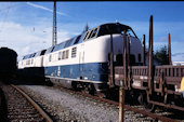 DB 221 110 (01.11.1989, Weilheim, dahinter 221 109)