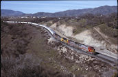 ATSF C40-8W  877 (24.03.1996, Cable, CA)