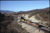 ATSF C40-8W  896 (25.02.1997, Cable, CA)