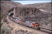 ATSF C41-8W  929:2 (08.05.1999, Crozier Canyon, AZ)