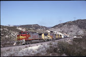 ATSF C44-9W  648 (20.02.1997, Cajon 63, CA)