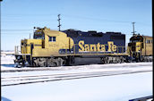 ATSF GP39-2 3676 (13.01.1979, Pueblo, CO)