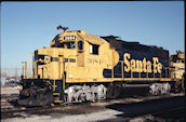 ATSF GP39-2 3684 (12.11.1989, Kansas City, KS)