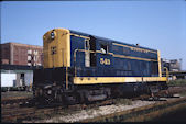 ATSF H12-44TS  543 (08.1972, Chicago, IL)