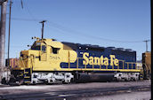 ATSF SD45-2r 5818 (17.06.1990, Phoenix, AZ)