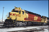 ATSF SD45-2r 5824 (20.02.1988, Kansas City,KS)