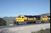 ATSF SD45 5559 (20.04.1982, Bealville, CA)