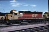 ATSF SD45r 5338 (22.05.1989, Pueblo, CO)