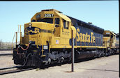 ATSF SD45r 5357 (28.04.1993, North Edwards, CA)