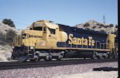 ATSF SD45r 5382 (19.02.1992, Cajon Pass, CA)