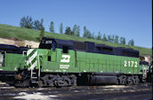 BN GP38 2172 (21.05.1985, Northtown, MN)