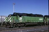 BN GP40-2 3041 (24.09.1996, Spokane, WA)
