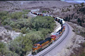 BNSF C44-9W 1091 (05.05.2002, Crozier Canyon, AZ)