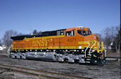BNSF C44-9W 4371 (28.03.1999, Corry, PA)