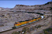 BNSF C44-9W 4445 (24.01.2002, Kingman, AZ)