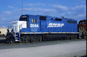 BNSF GP38u 2044 (02.06.2012, Galesburg, IL)
