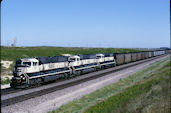 BNSF SD70MAC 9741 (10.06.1996, Bill, WY)