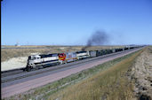 BNSF SD70MAC 9753 (30.07.2002, Bill, WY)